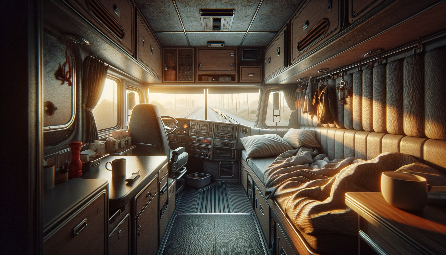 Life on the Road: Inside the Truck Cab Experience